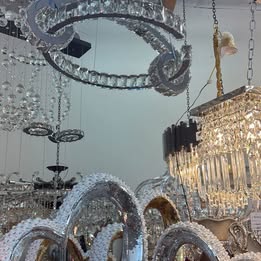 Clearance Modern Crystal LED Chandelier with Swirl Ring Design ( adjustable)