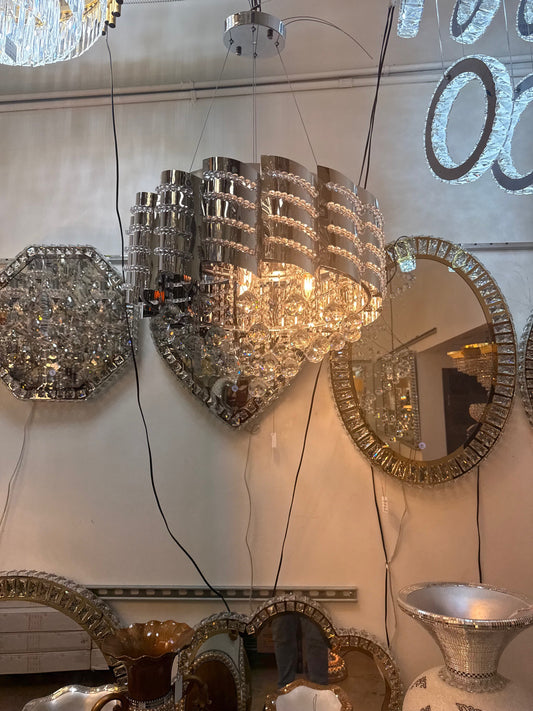 LED Modern Crystal Chandelier Elegance