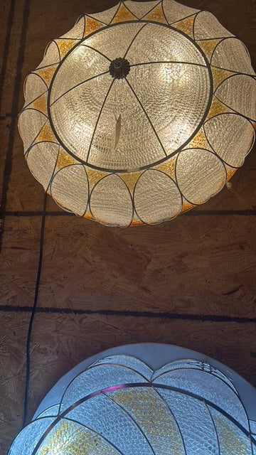 Handmade Gold Wall Sconce with Asfour Crystal – 4-Light, 19" Height x 19" Width