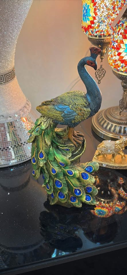 Decorative Peacock Figurine – H14