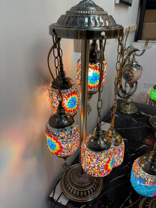 Turkish style LED lamp with 5 LED bulb