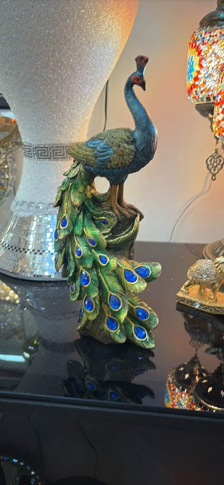 Decorative Peacock Figurine – H14